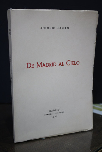 Portada del libro de De Madrid al Cielo