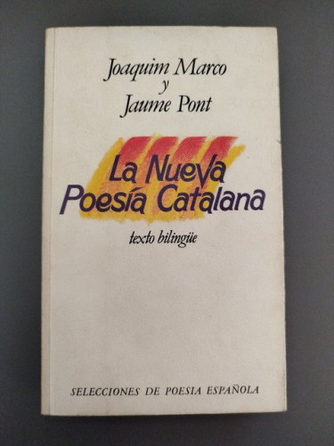 Portada del libro de La nueva poesía catalana