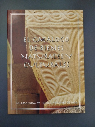 Portada del libro de El catálogo de bienes naturales y culturales