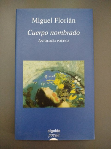Portada del libro de Cuerpo nombrado. Antología poética