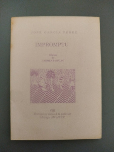 Portada del libro de (Dedicado por el autor) Impromptu