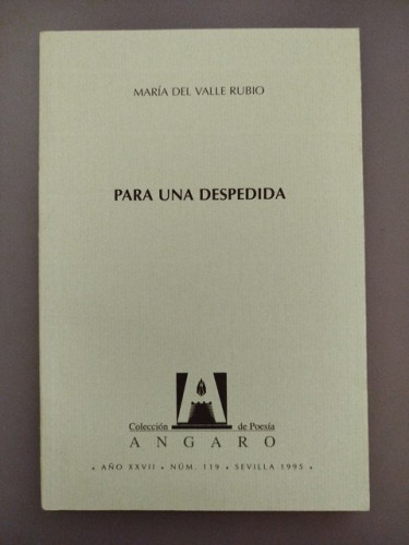 Portada del libro de (Dedicado por el autor) Para una despedida