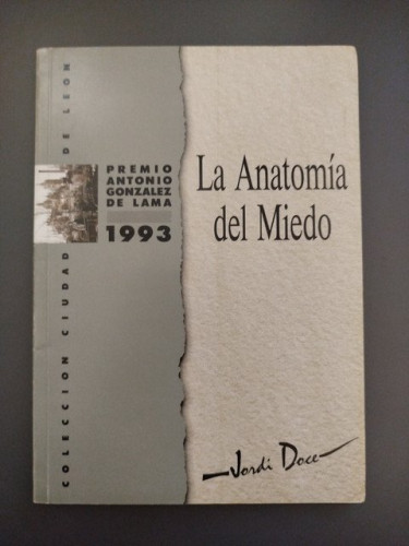 Portada del libro de (Dedicado por el autor) La Anatomía del Miedo