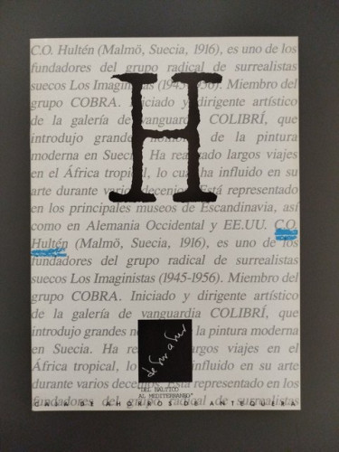 Portada del libro de Cuaderno dedicado a C.O. Hultén