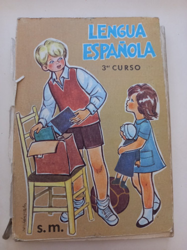 Portada del libro de Lengua Española. Tercer curso.