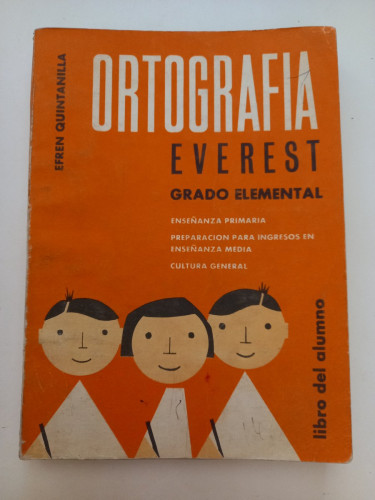 Portada del libro de Ortografía curso 7º y 8º.