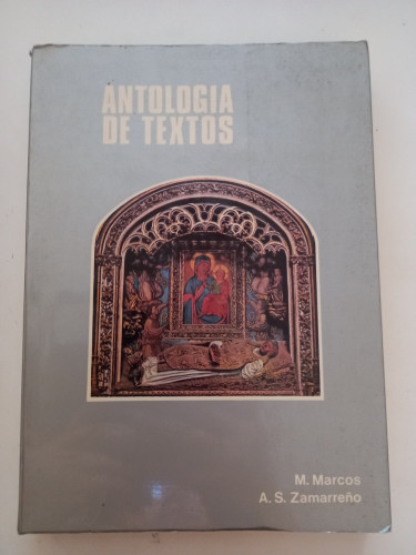 Portada del libro de Antología de textos