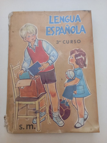 Portada del libro de Lengua Española 3er Curso.