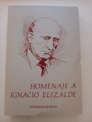 Portada del libro de Homenaje a Ignacio Elizalde