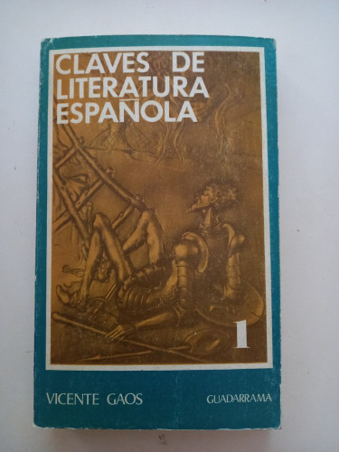 Portada del libro de Claves de Literatura Española I. Edad Media- Siglo XIX
