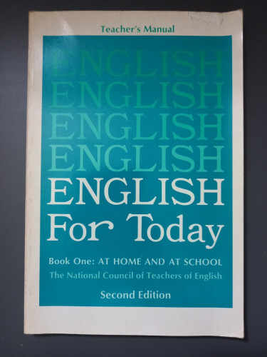 Portada del libro de English for today. Book one: at home and at school