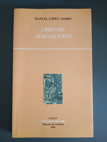 Portada del libro de Libro del desconcierto