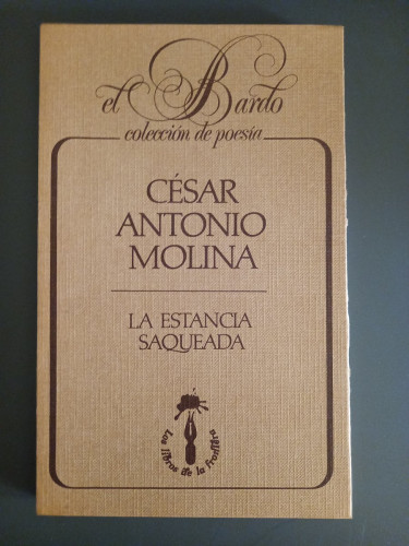 Portada del libro de La estancia saqueada 1979-1982
