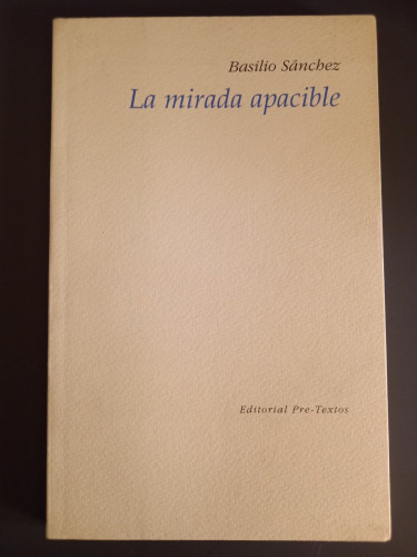 Portada del libro de La mirada apacible