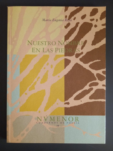 Portada del libro de Nuestro nombre en las piedras
