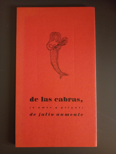 Portada del libro de De las cabras (o amor y psiqui)