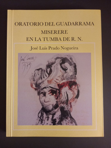 Portada del libro de Oratorio del Guadarrama. Miserere en la tumba de R. N.
