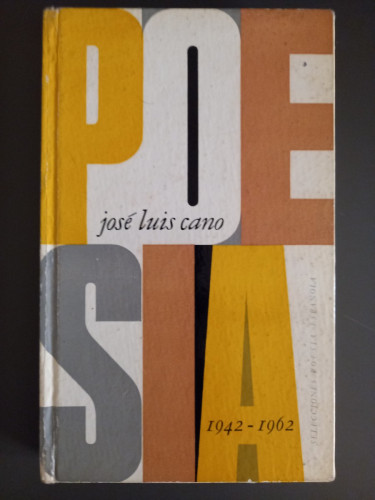 Portada del libro de Poesía (1942-1962)