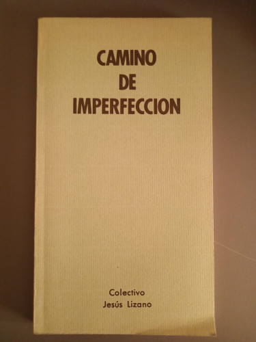 Portada del libro de Camino de imperfección