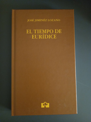 Portada del libro de El tiempo de Eurídice