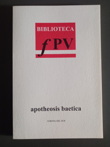 Portada del libro de Apotheosis Baetica