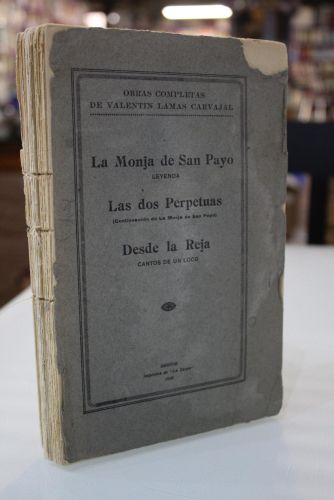 Portada del libro de La Monja de San Payo. Leyenda. - Las dos perpetuas (Continuación de La Monja de San Payo). - Desde la...