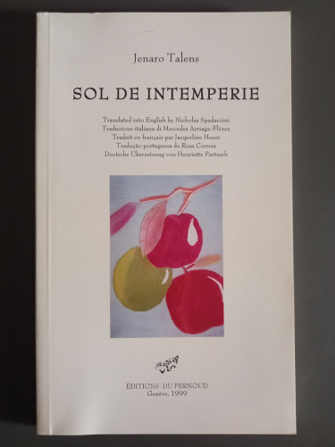 Portada del libro de Sol de intemperie