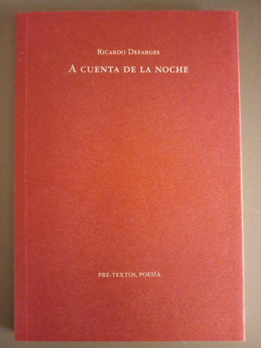 Portada del libro de A cuenta de la noche