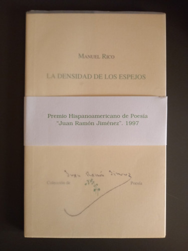 Portada del libro de La densidad de los espejo
