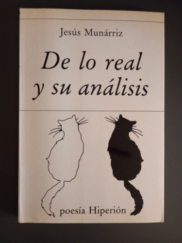Portada del libro de De lo real y su análisis