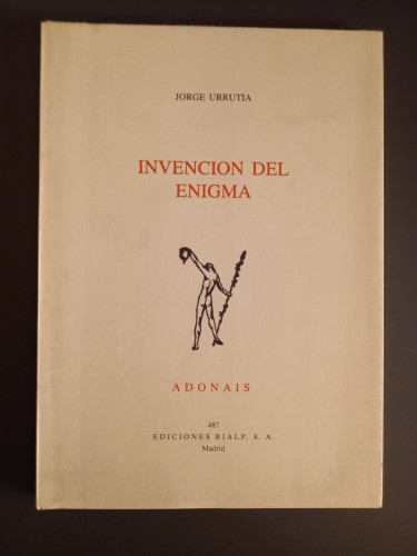 Portada del libro de Invención del enigma
