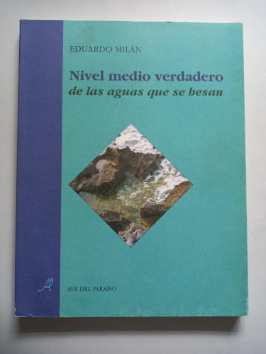 Portada del libro de Nivel medio verdadero de las aguas que se besan