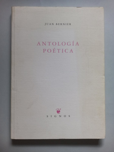 Portada del libro de Antología poética