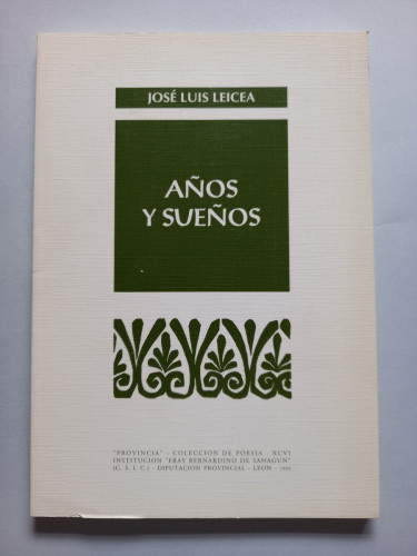 Portada del libro de Años y sueños