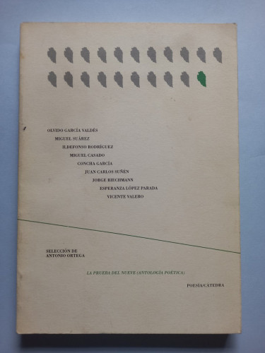 Portada del libro de La prueba del nueve (antología poética)