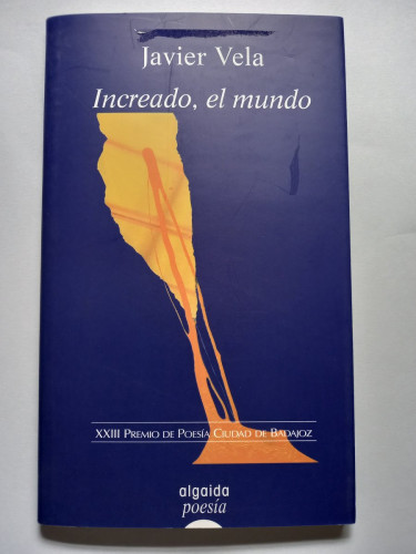 Portada del libro de Increado, el mundo