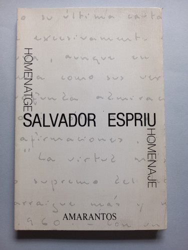 Portada del libro de Homenaje