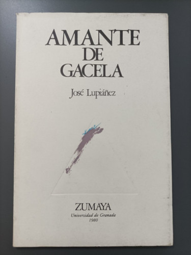 Portada del libro de (Dedicado por el autor) Amante de gacela
