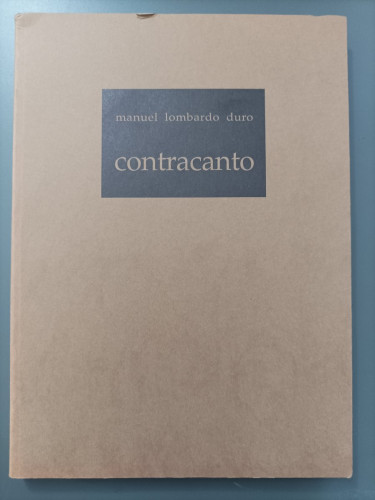 Portada del libro de (Dedicado por el autor) Contracanto