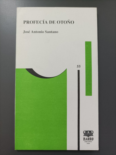 Portada del libro de (Dedicado) Profecía de Otoño