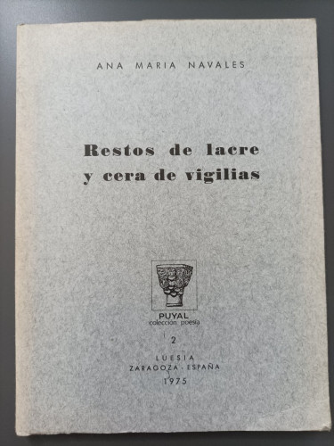 Portada del libro de (Dedicado por el autor) Restos de lacre y cera de vigilias