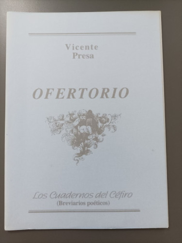 Portada del libro de (Dedicado por el autor) Ofertorio