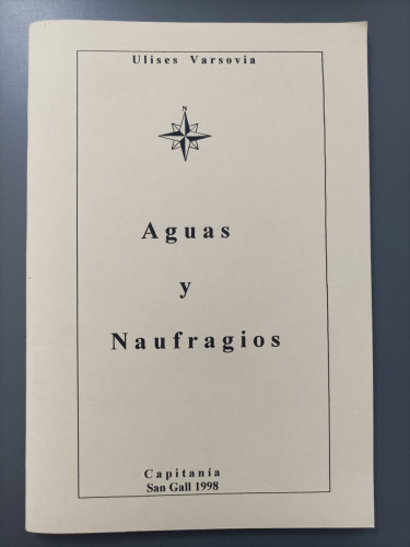 Portada del libro de (Dedicado por el autor) Aguas y Naufragios