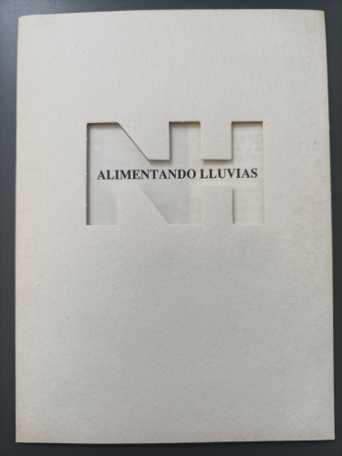 Portada del libro de (Dedicado por el autor) Alimentando lluvias