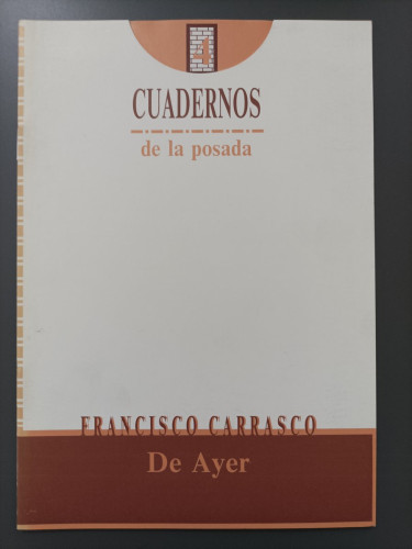 Portada del libro de (Dedicado por el autor) De ayer
