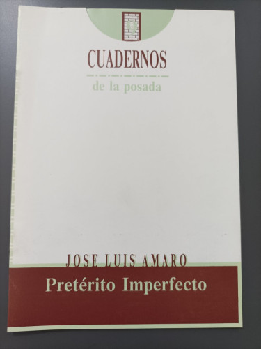 Portada del libro de (Dedicado por el autor) Pretérito imperfecto