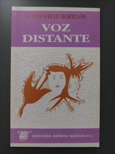 Portada del libro de (Dedicado por el autor) Voz distante. - Félix Morillón, Rufino.