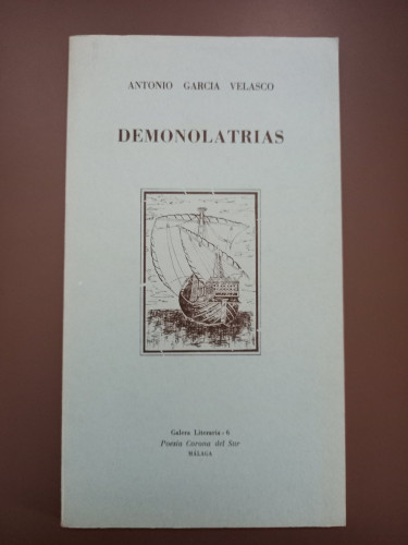 Portada del libro de (Dedicado por el autor) Demonolatrías. - García Velasco, Antonio.