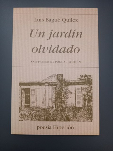 Portada del libro de (Dedicado por el autor) Un jardín olvidado