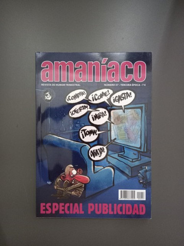 Portada del libro de Amaníaco. Revista de humor trimestral. Nº57.